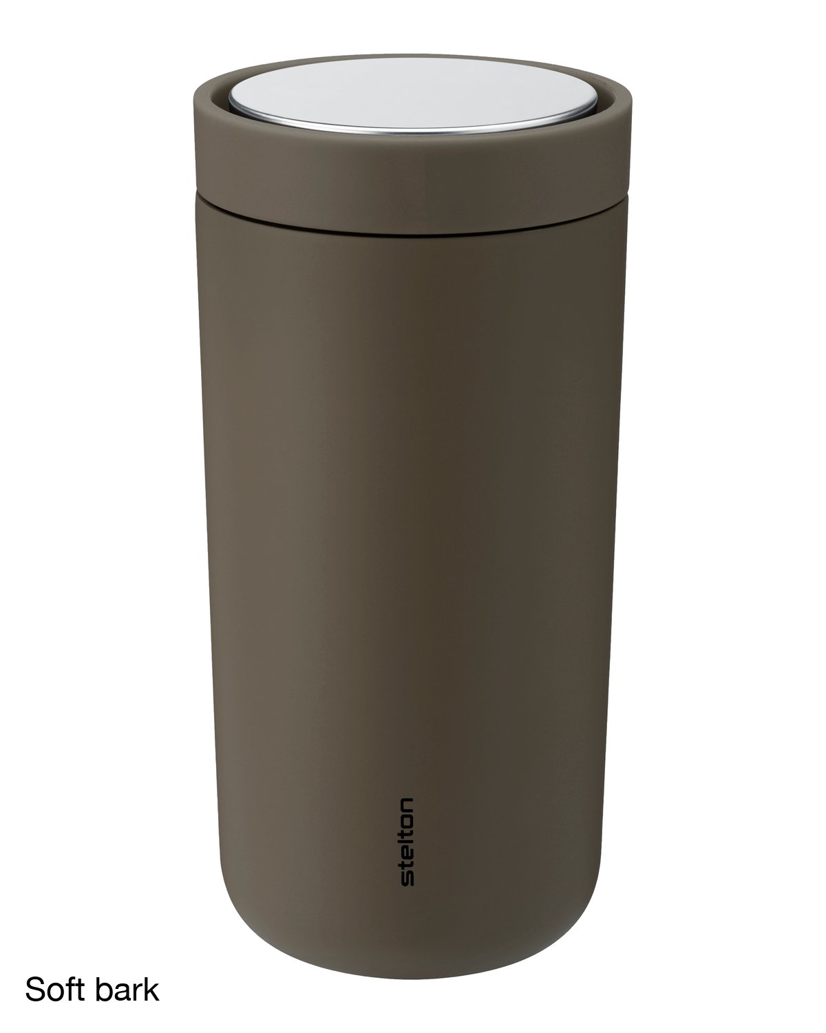 stelton to go click 400ml soft bark