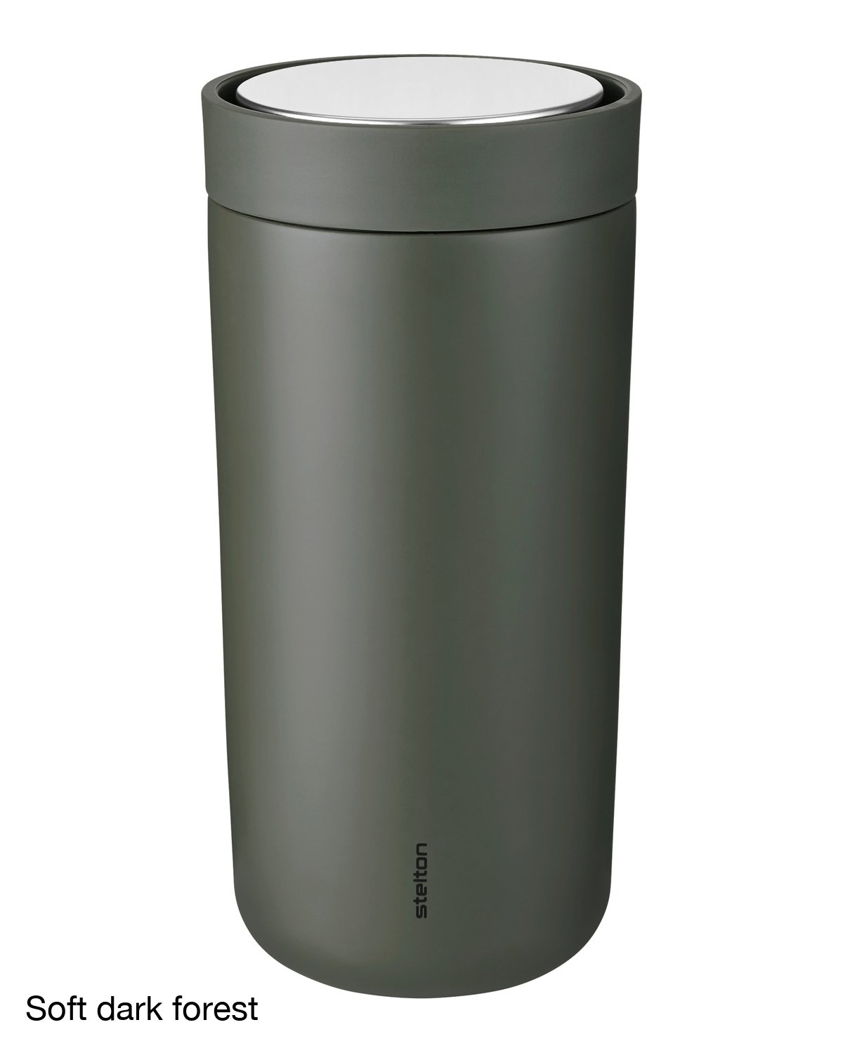 stelton to go click 400ml soft dark forest