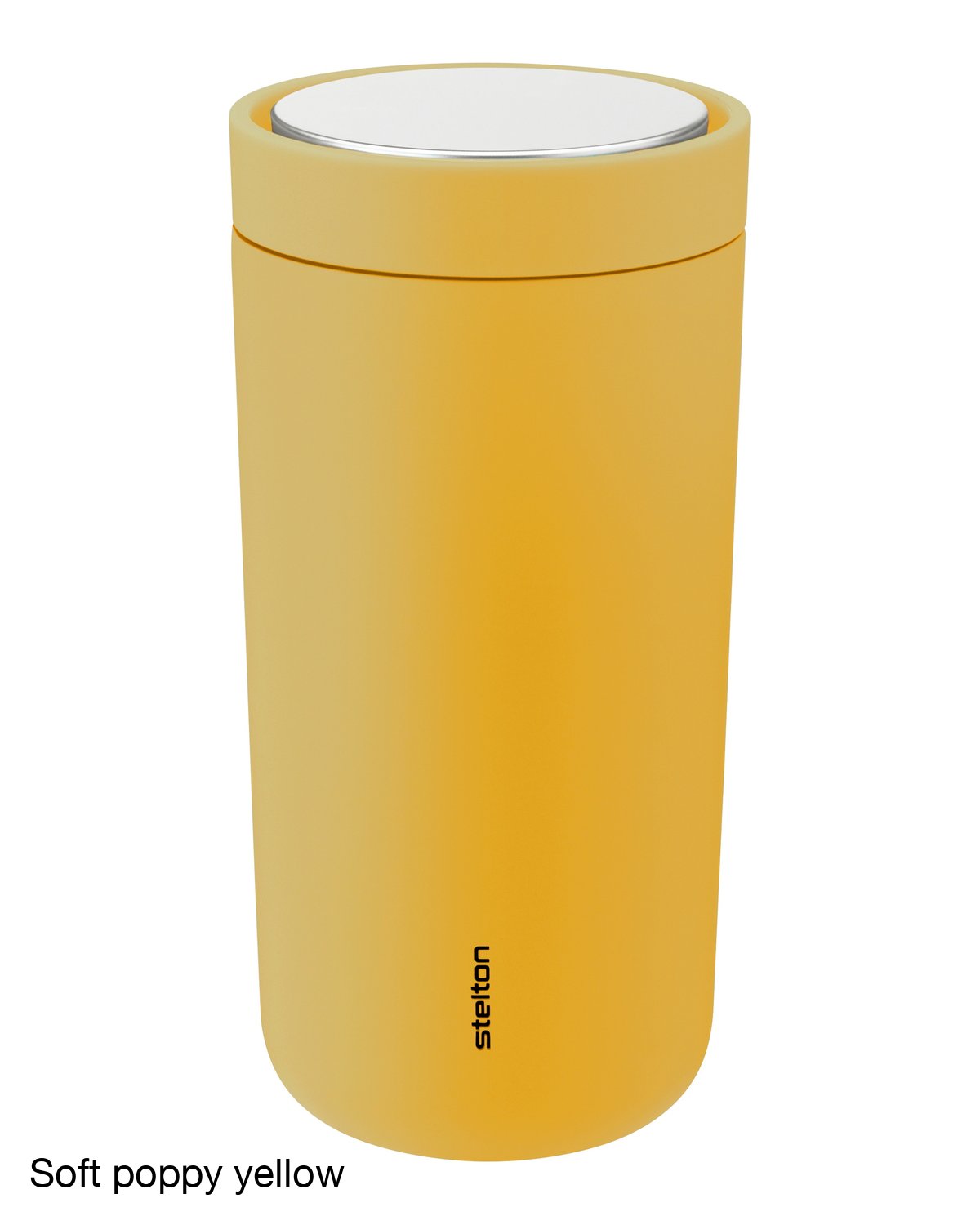 stelton to go click 400ml soft poppy yellow