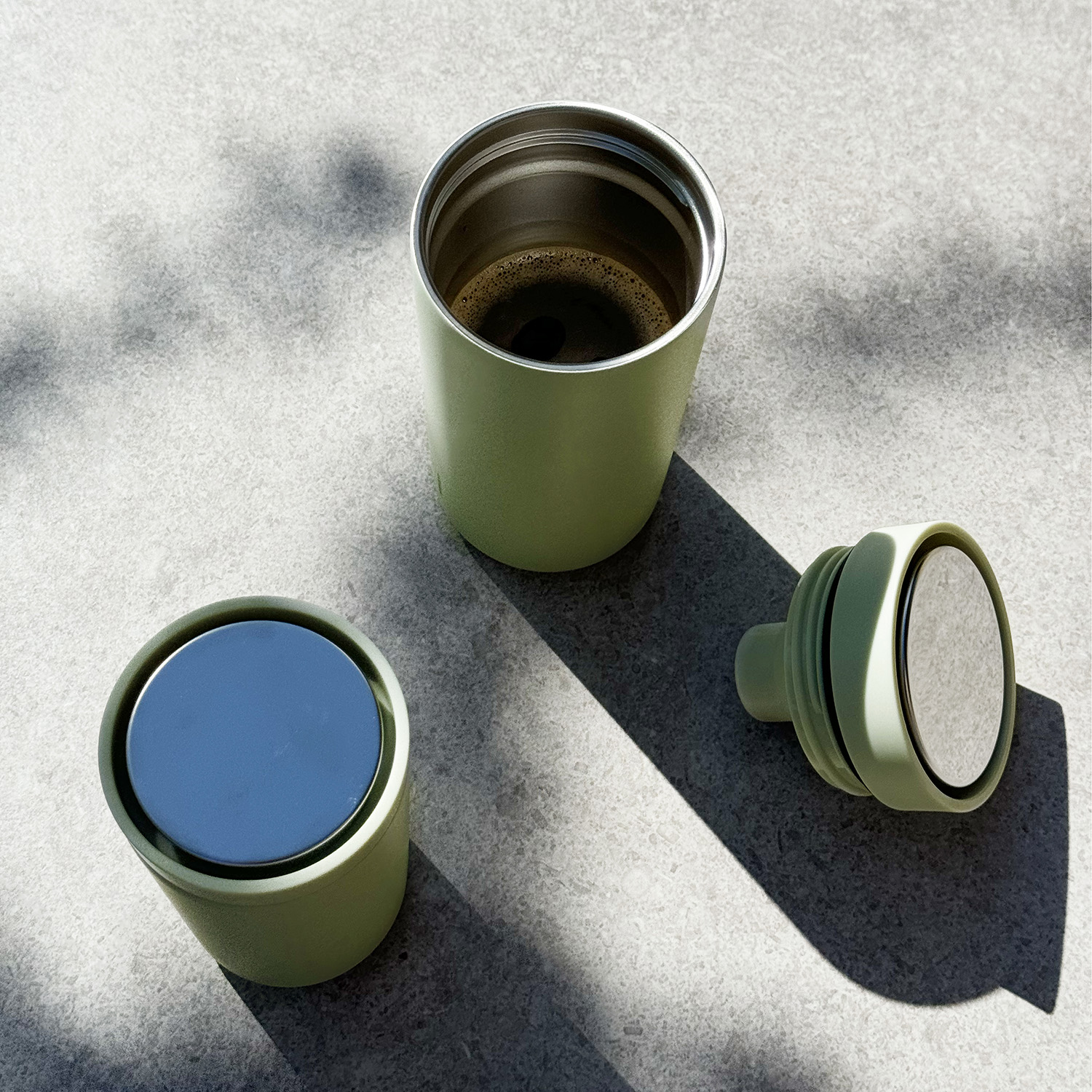 stelton to go termosmugg soft fern green