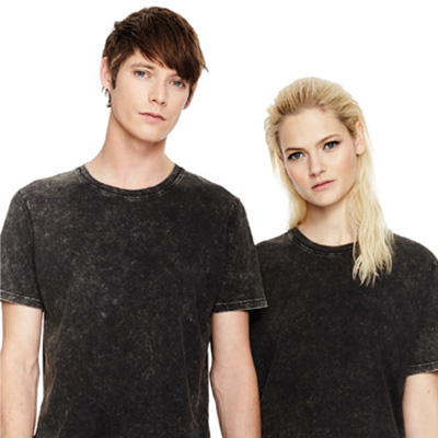 unisex jersey acidewash t shirt miljo1