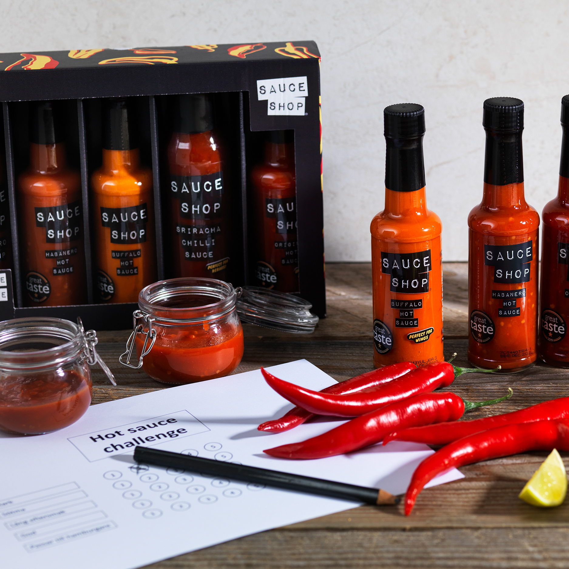 Hot Sauce Challenge presentkit 2