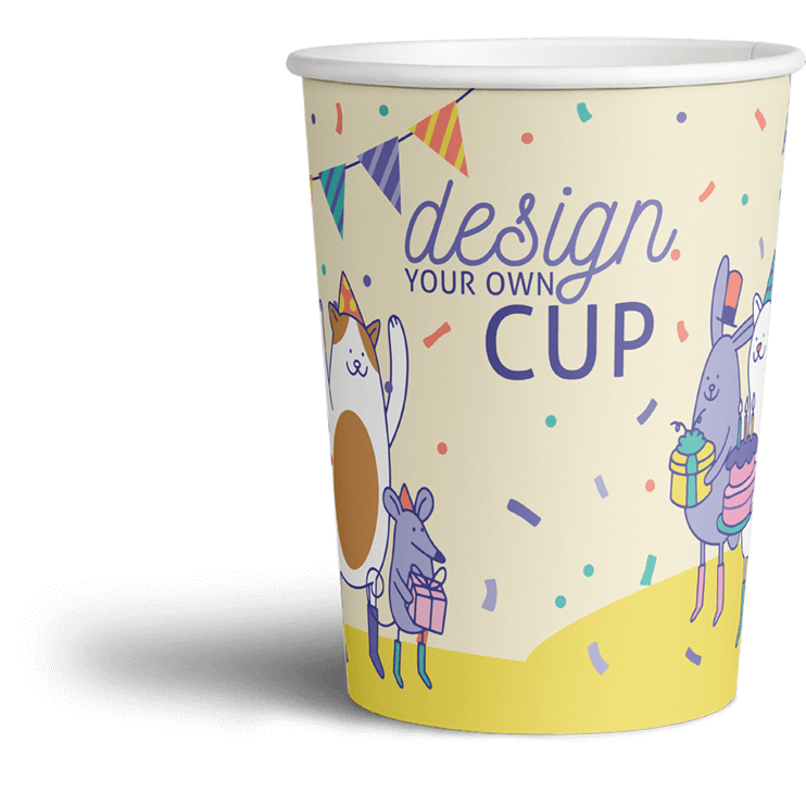 Pappersmugg 8oz tryck