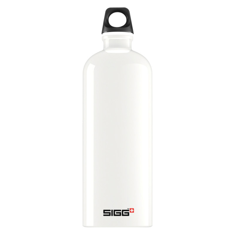 Sigg vattenflaska 1L white