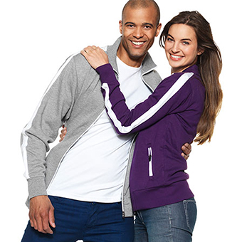 Cardigan kontrastrand