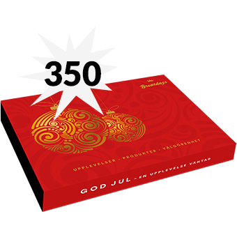Greatdays gåvokort 350