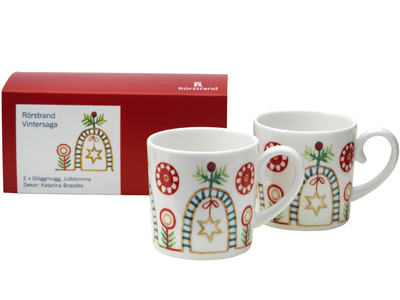 Vintersaga julblomma gloggmuggar lo