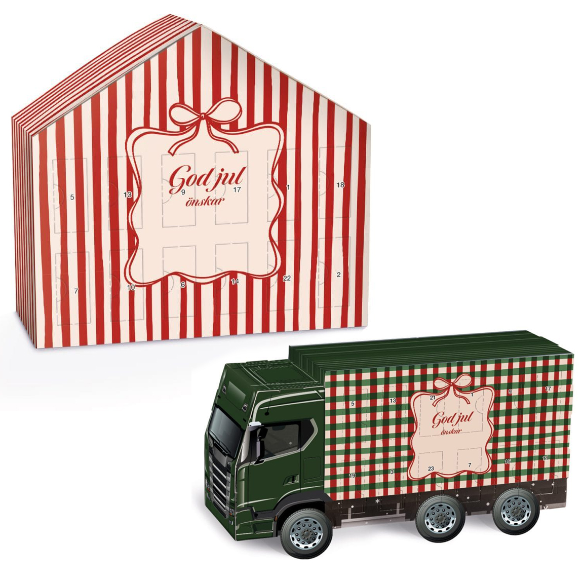 adventskalender hus bil