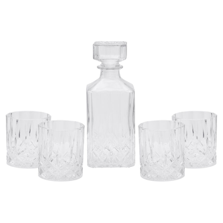 glaskaraff med glas lord nelson