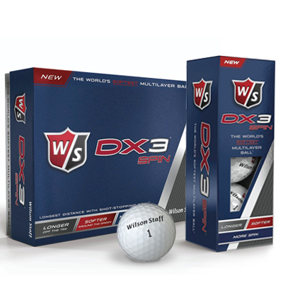 golfboll wilson staff dx3 spin