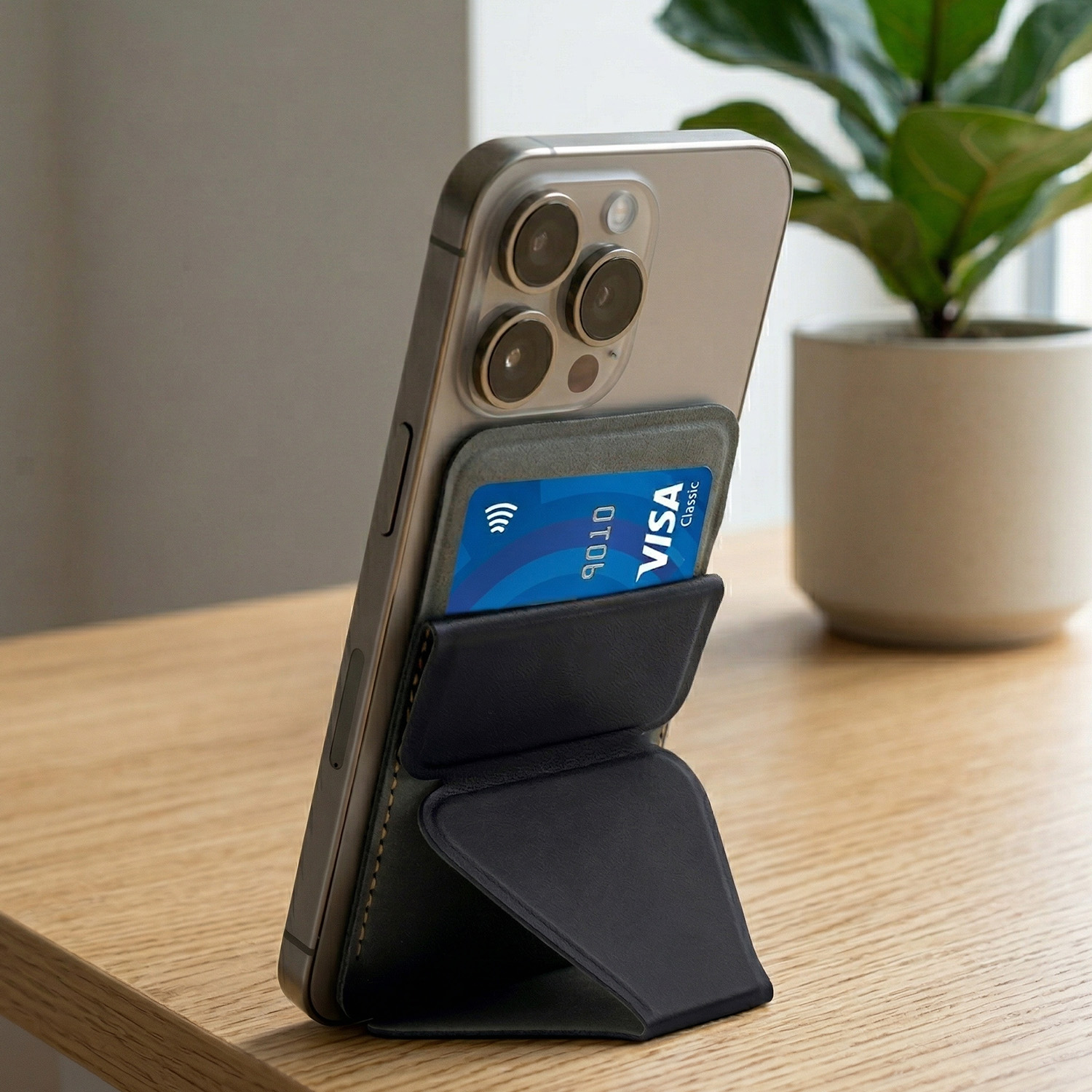 magnetisk korthallare med stall miljo