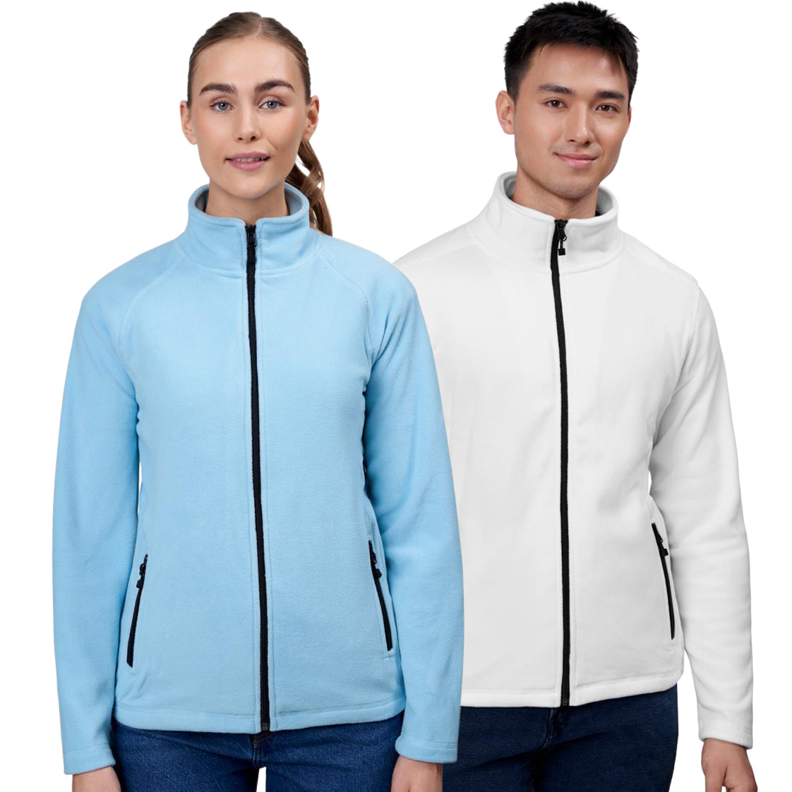 microfleece cardigan