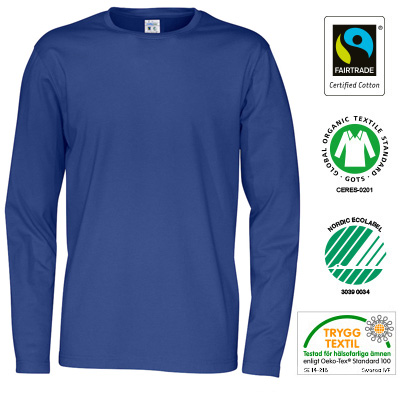 t shirt langarm eko herr markningar