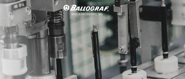 Ballograf - Sveriges enda penntillverkare