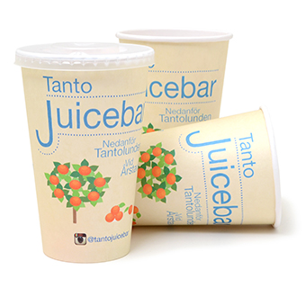 Pappersmugg för juice
