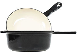 Gjutjärn pan pot